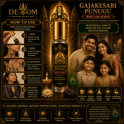 GAJAKESARI PUNUGU SCENT | PREMIUM ROLL-ON  DIVINE SCENT