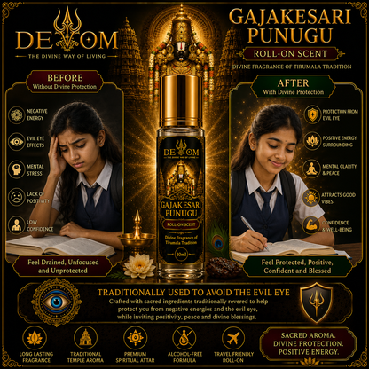 GAJAKESARI PUNUGU SCENT | PREMIUM ROLL-ON  DIVINE SCENT