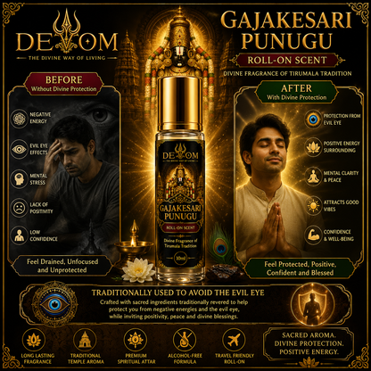 GAJAKESARI PUNUGU SCENT | PREMIUM ROLL-ON  DIVINE SCENT
